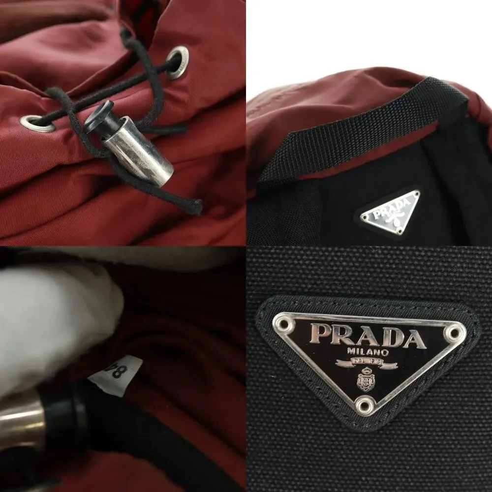 Prada Nylon Backpack Red